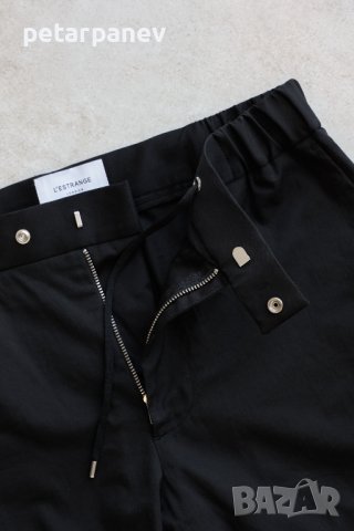 Нов мъжки панталон L'estrange London The 24 Trouser black - 32 размер, снимка 2 - Панталони - 37152919