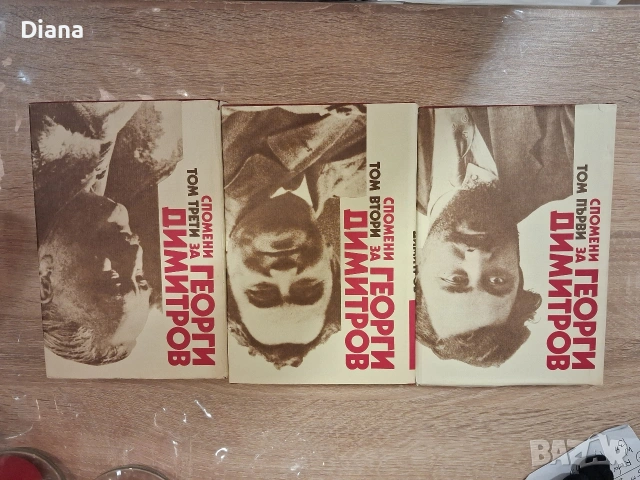 Спомени за Георги Димитров в три тома. Том 1-3 1982 твърди корици , снимка 6 - Художествена литература - 53574325