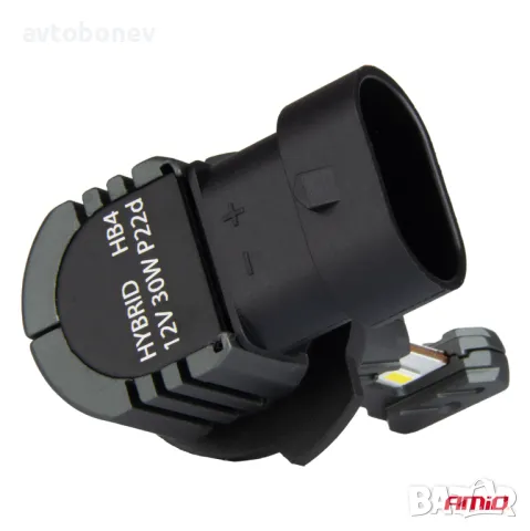 LED крушки AMIO Hybrid HB4(9006)-12V-6000K к-т/2 бр./, снимка 4 - Аксесоари и консумативи - 49501481