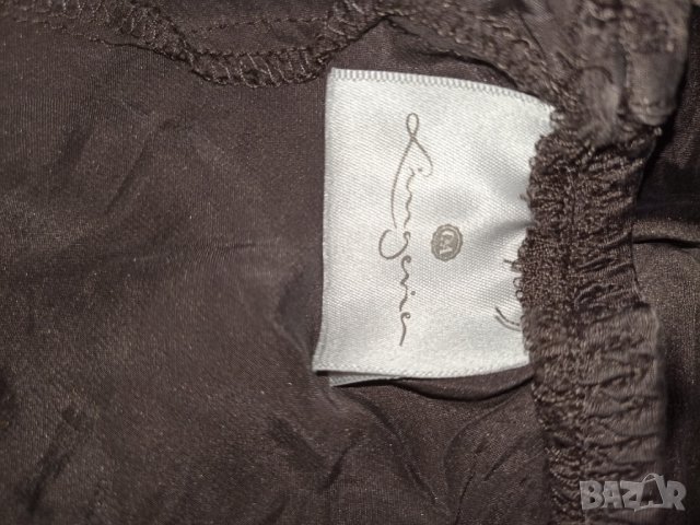 Копринени фини шорти в бежовокафяв цвят със странична дантела  М, снимка 6 - Бельо - 38313037