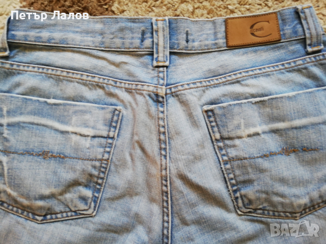 Намалени roberto cavalli светлосини къси гащи, снимка 5 - Къси панталони - 36380007