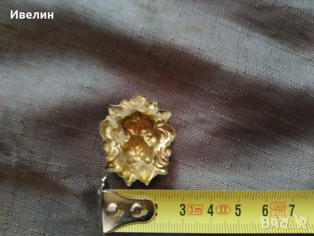 апликация-лъвска глава, снимка 3 - Антикварни и старинни предмети - 32894530