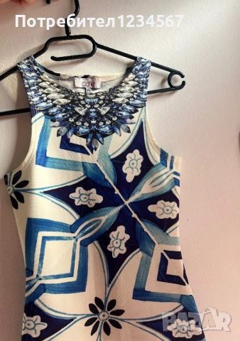 Страхотна оригинална рокля Cliche, снимка 3 - Рокли - 51404232