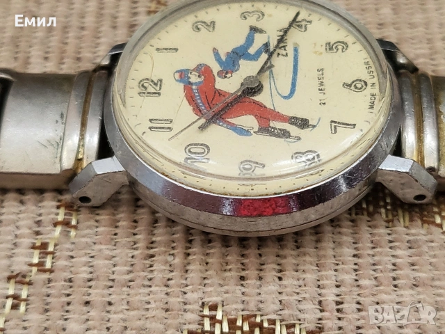 Колекционерски часовник ЗАРЯ Кънки, снимка 4 - Колекции - 53474673