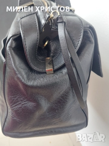 COCCINELLE 100% Оригинал Естествена кожа 35см/24см/18см, снимка 8 - Чанти - 52100077