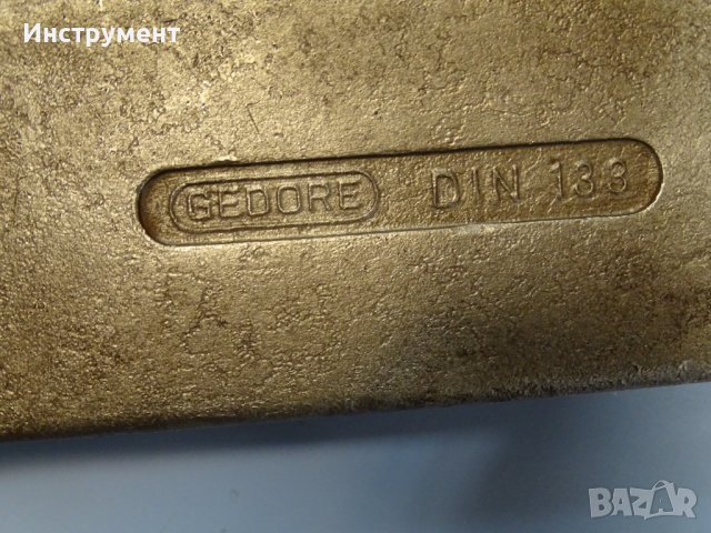 Ключ гаечен ударен едностранен Gedore B04321-90mm Metric Open Ended Slogging Spаnner, снимка 4 - Ключове - 43240806