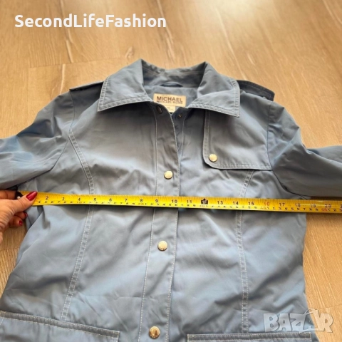 Дамско Светлосиньо яке Michael Kors размер S/M, есенно-пролетно, снимка 6 - Якета - 52859008