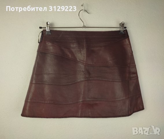 Chine leren rok , снимка 3 - Поли - 38253744