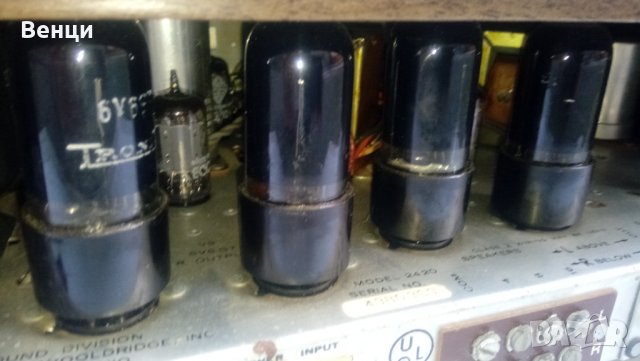 BELL 2420- лампов стерео vintage усилвател., снимка 6 - Ресийвъри, усилватели, смесителни пултове - 38988802