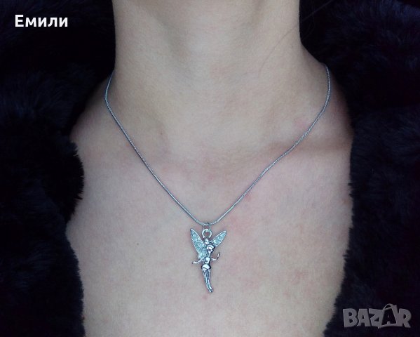 Колие с фея - Камбанка (Тинкърбел), снимка 1