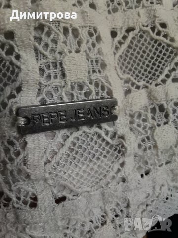 Pepe Jeans, нежна дантела, снимка 5 - Ризи - 36761019