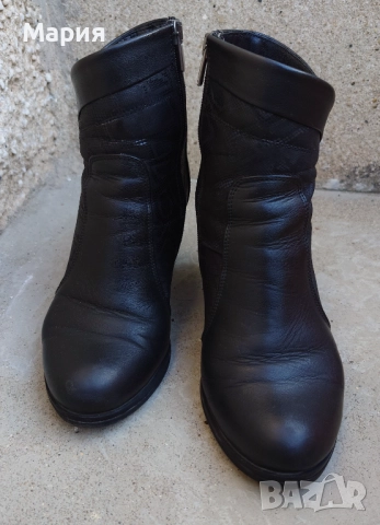 Боти от естествена кожа, снимка 2 - Дамски боти - 52126968