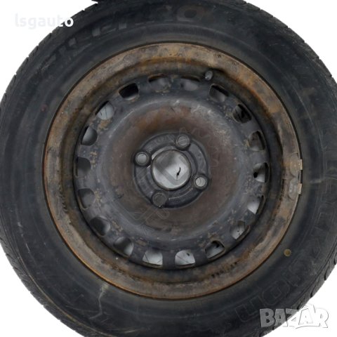 Стоманени джанти 4x100 с гуми R14 Opel Corsa D 2006-2014 ID: 118980, снимка 3 - Части - 43835100