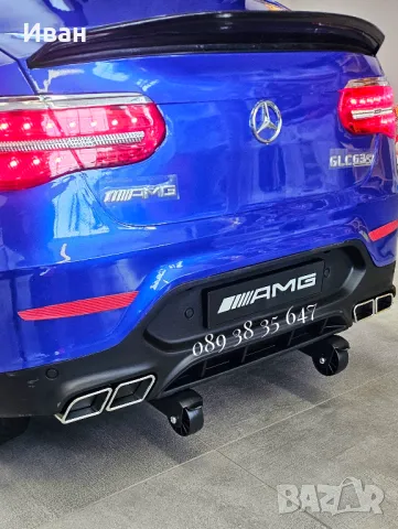 ТОП ЦЕНА!НОВО!Акумулаторен джип Mercedes GLC63 с меки гуми,12V батерия, снимка 11 - Детски велосипеди, триколки и коли - 39276907