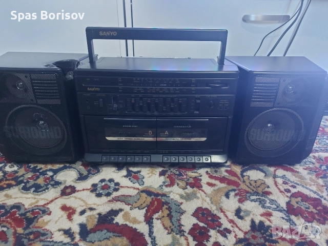 санйо работи на радио и касетаи 