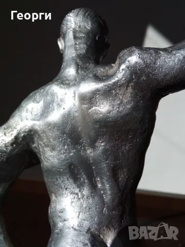 Метална пластика от соц-а, снимка 8 - Статуетки - 48376449