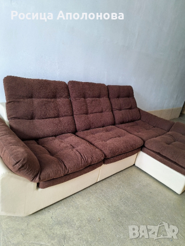 Ъглов диван с функция сън, снимка 3 - Дивани и мека мебел - 44883763