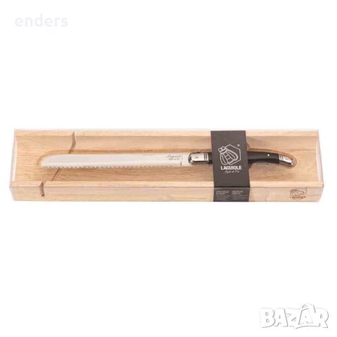 Комплект нож за хляб и дъска за багети Laguiole Style de Vie Premium Black