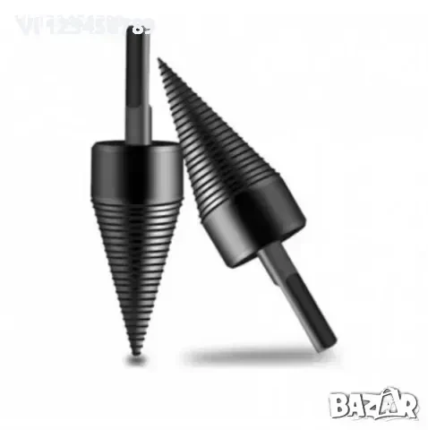 Конуси за цепене на дърва за перфоратор или бормашина, снимка 3 - Градински инструменти - 50723308