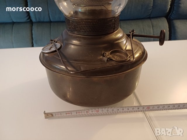 Стара английска газена лампа , снимка 6 - Антикварни и старинни предмети - 43067198