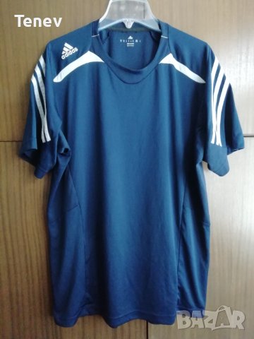 Adidas оригинална мъжка тениска фланелка синя размер М Адидас 