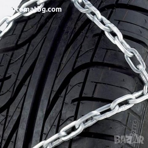 Комплект вериги за автомобил Automat, Вериги за 15 - 19 цола, Метални, 2бр, Сив, снимка 2 - Аксесоари и консумативи - 38014477