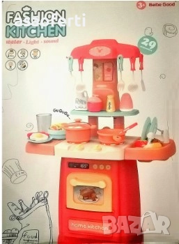 🍳 Детска Интерактивна Кухня (29 Елемента) – Вода, Светлини и Звуци