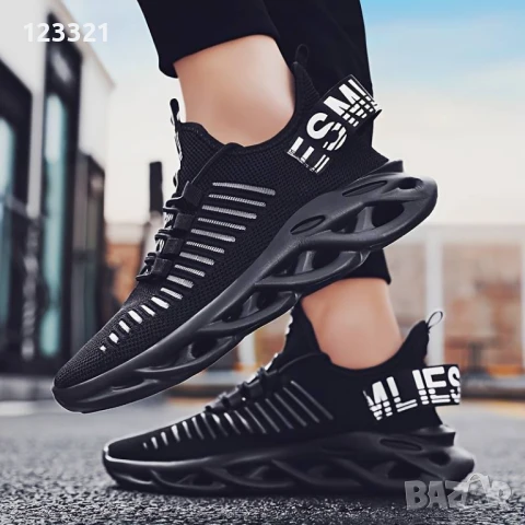 Нови мъжки плетени, дишащи маратонки, снимка 3 - Маратонки - 50807792