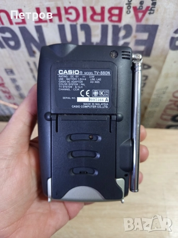 Преносим ретро телевизор"Casio"TV-880, снимка 3 - Антикварни и старинни предмети - 52966185