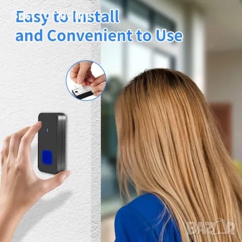 Безжичен звънец Nestling 300 метра, 55 мелодии, снимка 6 - Други - 47447342