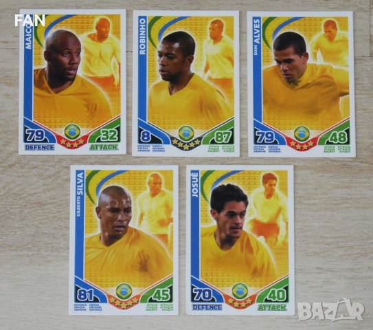 Комплект от 100 бр. футболни карти MATCH ATTAX от Световното първенство по футбол в ЮАР 2010 TOPPS, снимка 9 - Фен артикули - 39392000