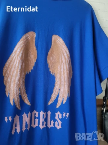 Дълга лятна рокля тип тениска ANGELS , снимка 2 - Рокли - 51402714