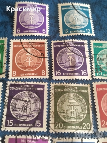 ГДР 1954., снимка 2 - Филателия - 52252871