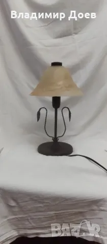 Нощна лампа от ковано желязо , снимка 7 - Настолни лампи - 50433493