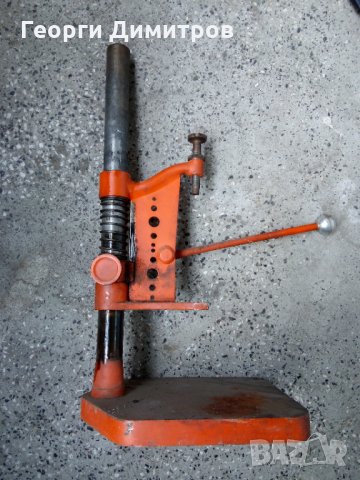 стойка преса за бормашина употребявана, старо производство, уникална, снимка 4 - Други инструменти - 33161343