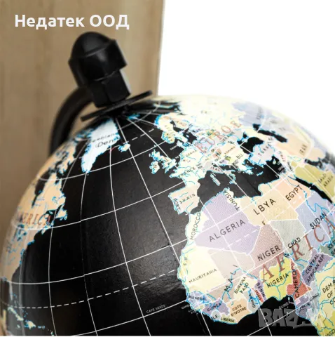 Дървена поставка за книги, Планета, 10x14x14 см, снимка 2 - Декорация за дома - 47756767