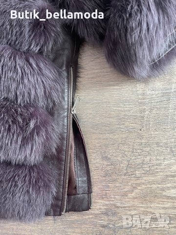 Лукс палто естествен косъм , снимка 6 - Палта, манта - 37835923