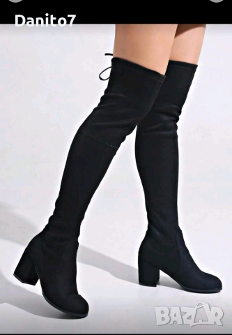 Дамски чизми р-р 37., снимка 4 - Дамски ботуши - 53451432