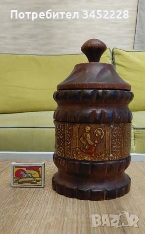 дърворезба кутия за ценители , снимка 6 - Антикварни и старинни предмети - 52240942
