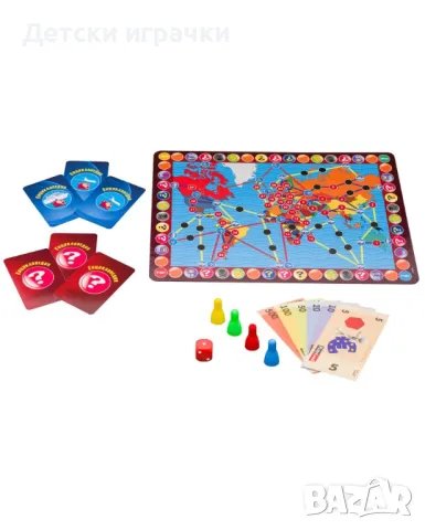 Енцеклопедия, Образователна семейна игра Play Land 8+, снимка 4 - Образователни игри - 49166296