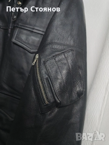 Немско полицейско кожено яке STADLER за моторист р-р 64, снимка 7 - Якета - 52444970