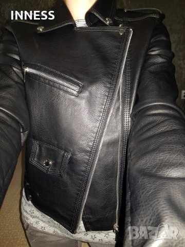 Кожено яке, снимка 9 - Якета - 28916561