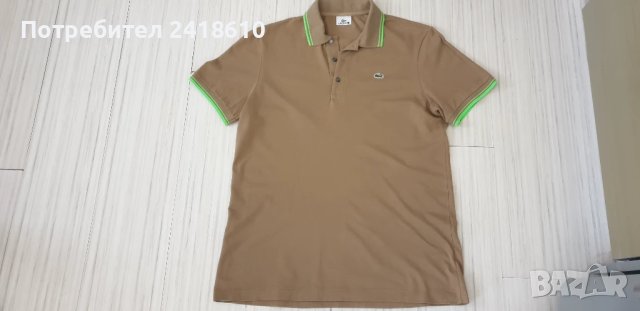 Lacoste Pique Cotton Regular Fit Mens Size 5 - L - ОРИГИНАЛНА Тениска!, снимка 9 - Тениски - 50861803