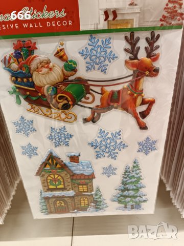 Коледни стикери, снимка 4 - Декорация за дома - 43499448