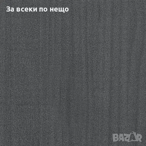 2-етажна библиотека, сива, 60x30x70 см, борово дърво масив Код P450, снимка 7 - Секции и витрини - 50062873