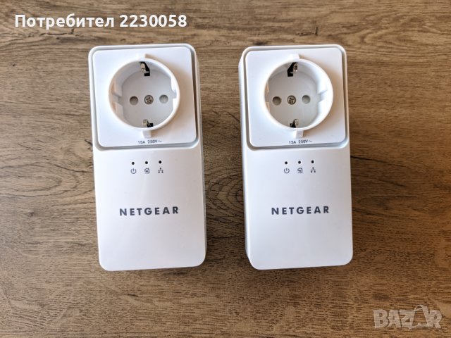 NETGEAR XAV2501 Powerline адаптери (ethernet), снимка 1 - Мрежови адаптери - 36895802