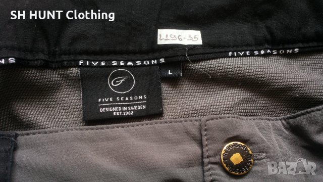FIVE SEASONS Stretch Trouser размер L панталон със здрава и еластична материи - 484, снимка 15 - Панталони - 43555402
