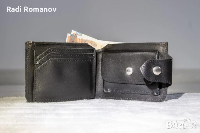 Ръчно изработени кожени портфейли , снимка 3 - Портфейли, портмонета - 46796574