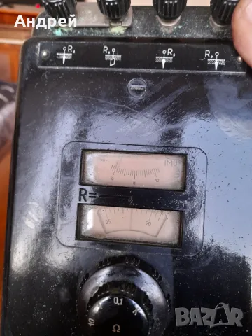 Стар уред за измерване на земно съпротивление, снимка 4 - Антикварни и старинни предмети - 49546023
