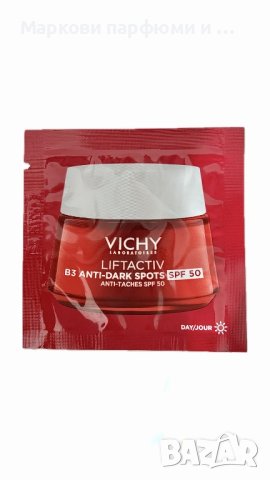 Крем Vichy - Liftactiv B3 anti-dark spots SPF50, дневен крем, мостра 1 мл, снимка 1 - Козметика за лице - 43623201